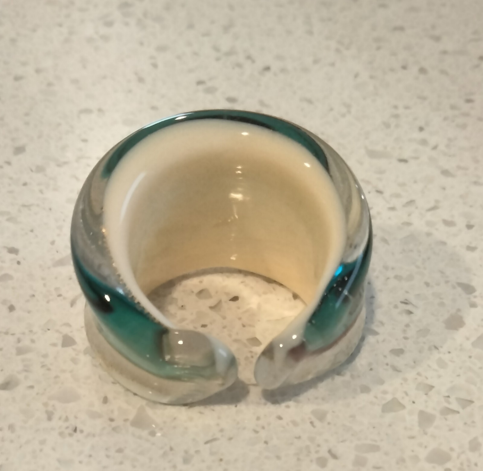 Artisan Uniquely Beautiful Glass Ring