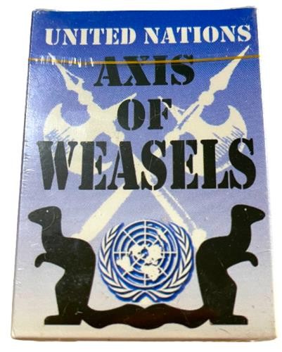2003 BRAND-NEW SEALED Sealed Vintage Axis Of Weasels Poker Playing Cards - 11z