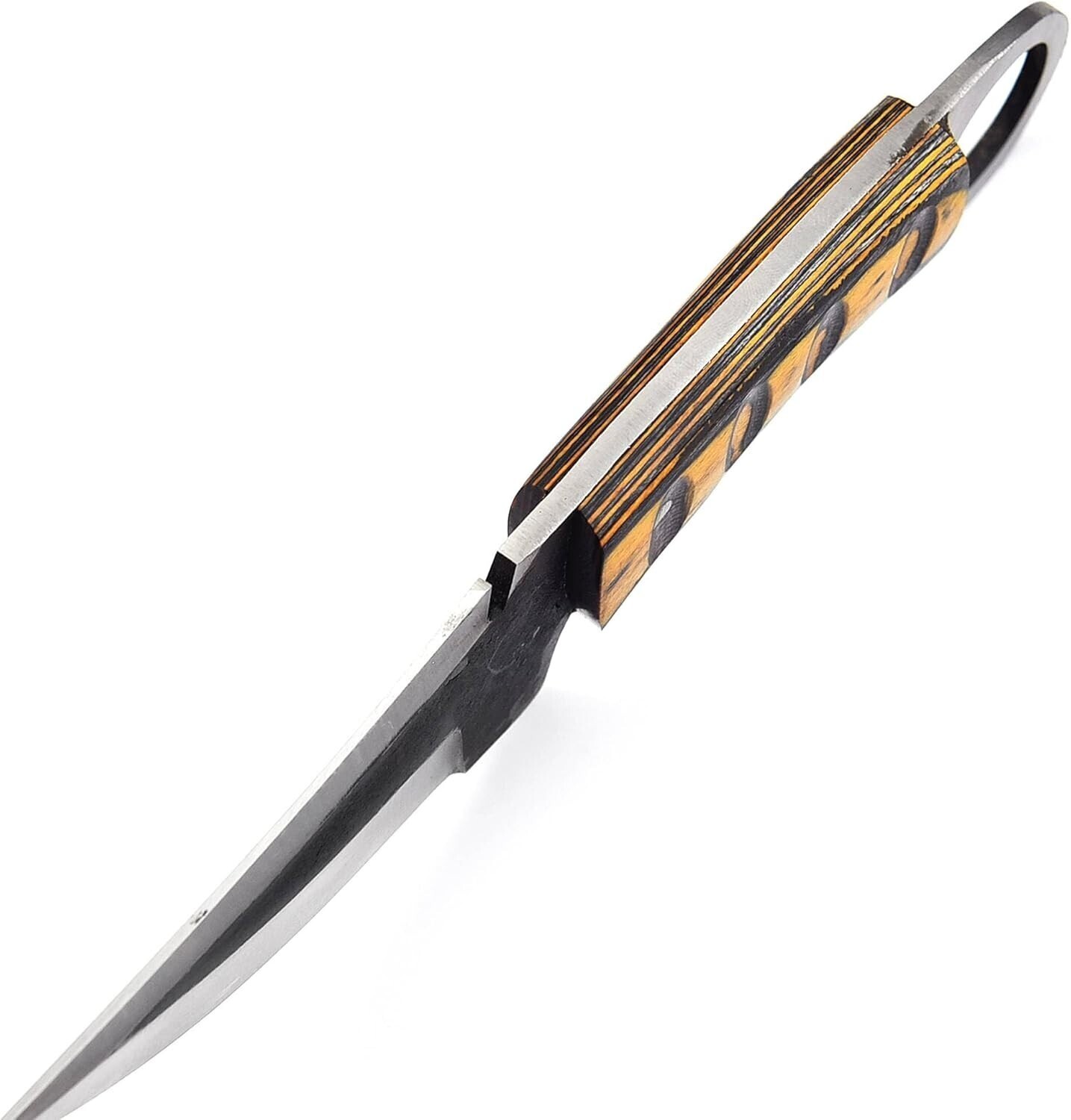 Hand-Forged Bushcraft Tracker Knife – Carbon Steel Full Tang Hunting Knife Sheat