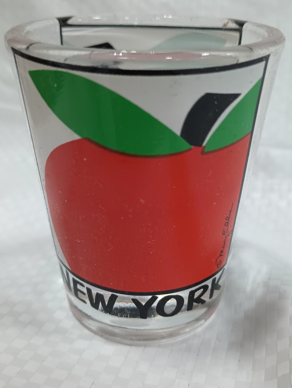 Big Apple New York souvenir shot glass