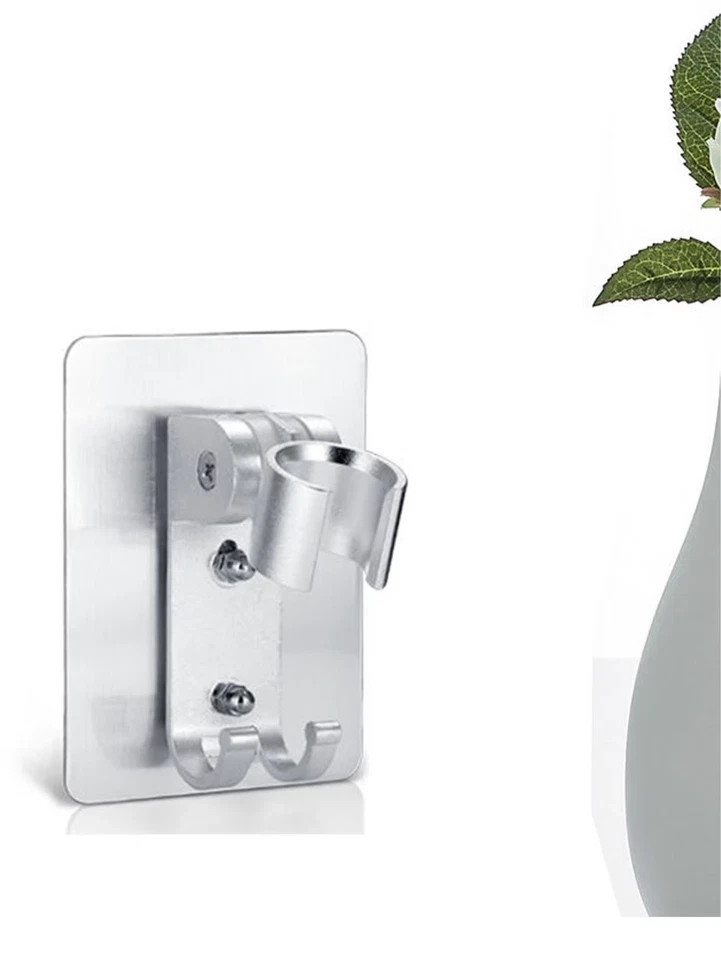 Adjustable Shower Head Holder - No-Drill Self-Adhesive Wall Mount Bracket