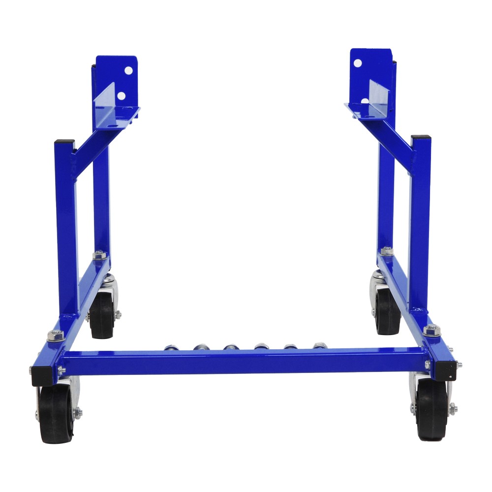 High Quality 1000lbs Auto Engine Cradle Stand Fit For Ford With Dolly Wheel Blue