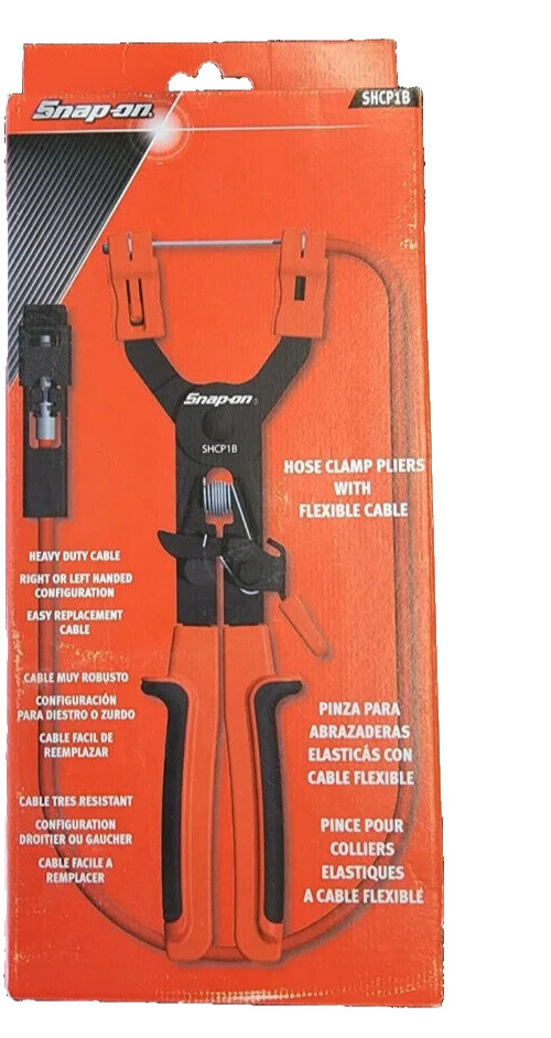 New Snap-on Remote Ratcheting Hose Clamp Pliers with Flexible Cable SHCP1B