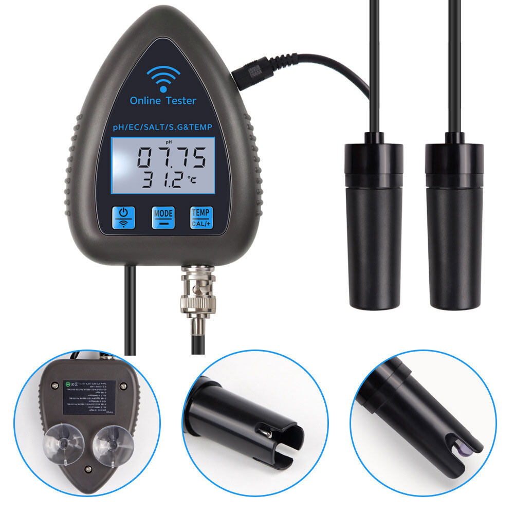 Wifi Online Water Quality Tester Meter (WF9953 with Blue Backlight) for PH TDS
