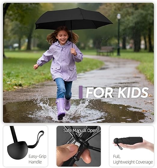 Travel Mini Umbrella Compact & Lightweight | UV Protection | Quickdraw System