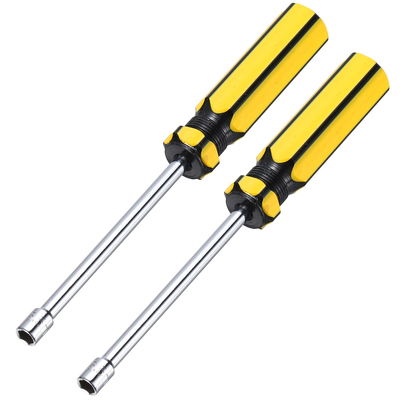 2pcs Non-Magnetic Nut Driver, 5.5mm Metric Hex Nut Driver with PVC Handle