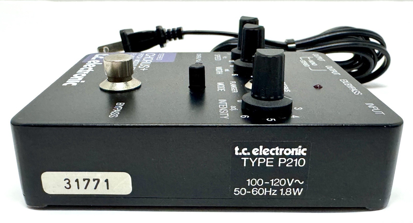 Vintage TC Electronic Stereo Chorus + Pitch Modulator & Flanger Effect Pedal