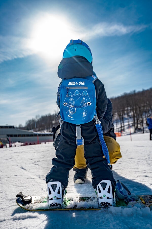 MDXONE Snowboard/Ski Kids The One Harness Backpack Retractable Leash Trainer