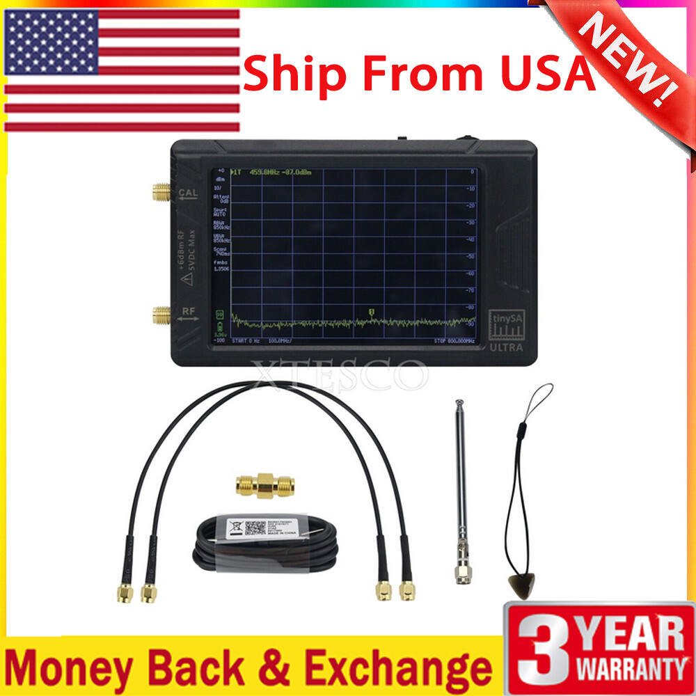 New ULTRA 100k-5.3GHz RF Signal Generator Tiny Spectrum Analyzer for tinySA 【USA