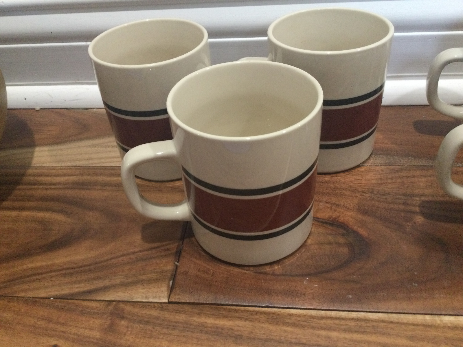 ONE Marco Polo Fine China Brown  |Black  Ceramic Coffee Mug MINT