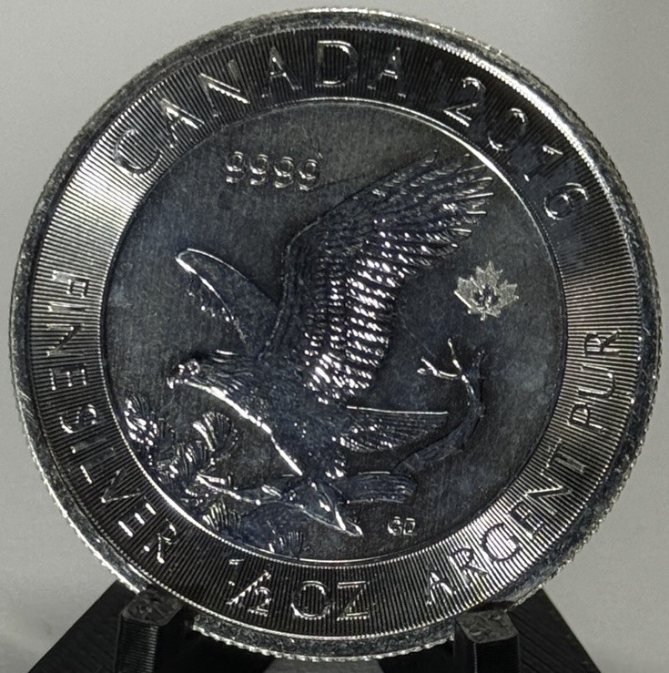 Canada 2023 $1 Silver Coin 1/2 oz 0.999 Fine Uncirculated