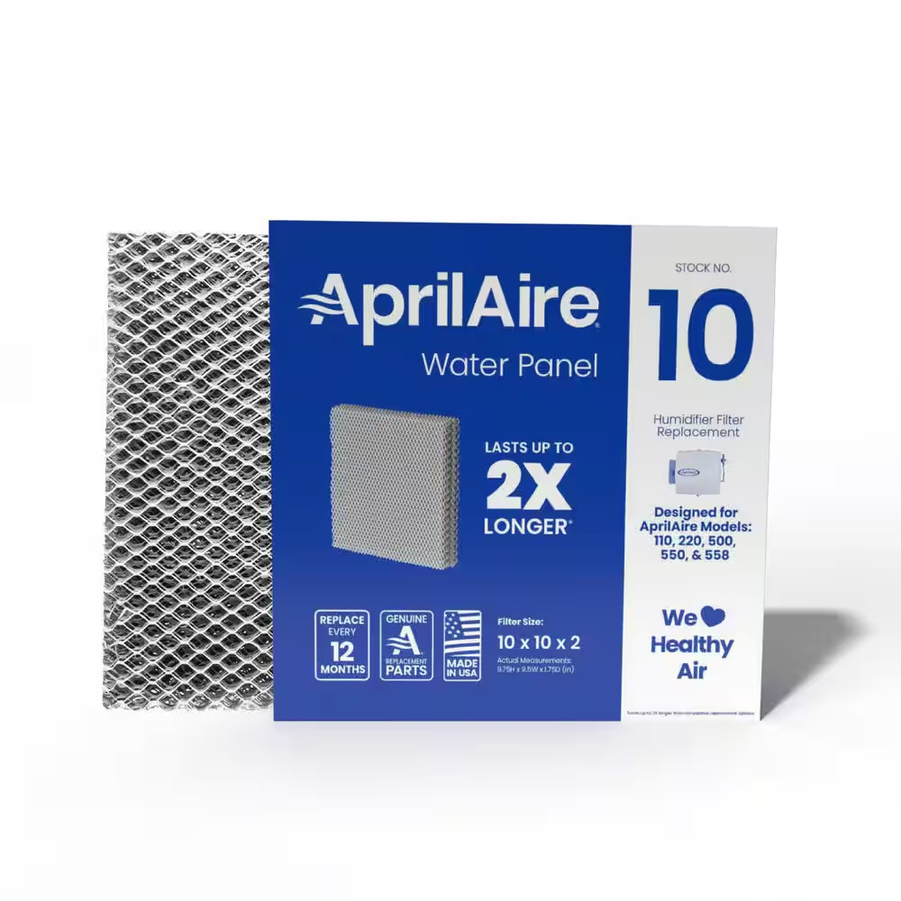 10 Replacement Water Panel for Whole-House Humidifier Models 110,220,500,500A, 5