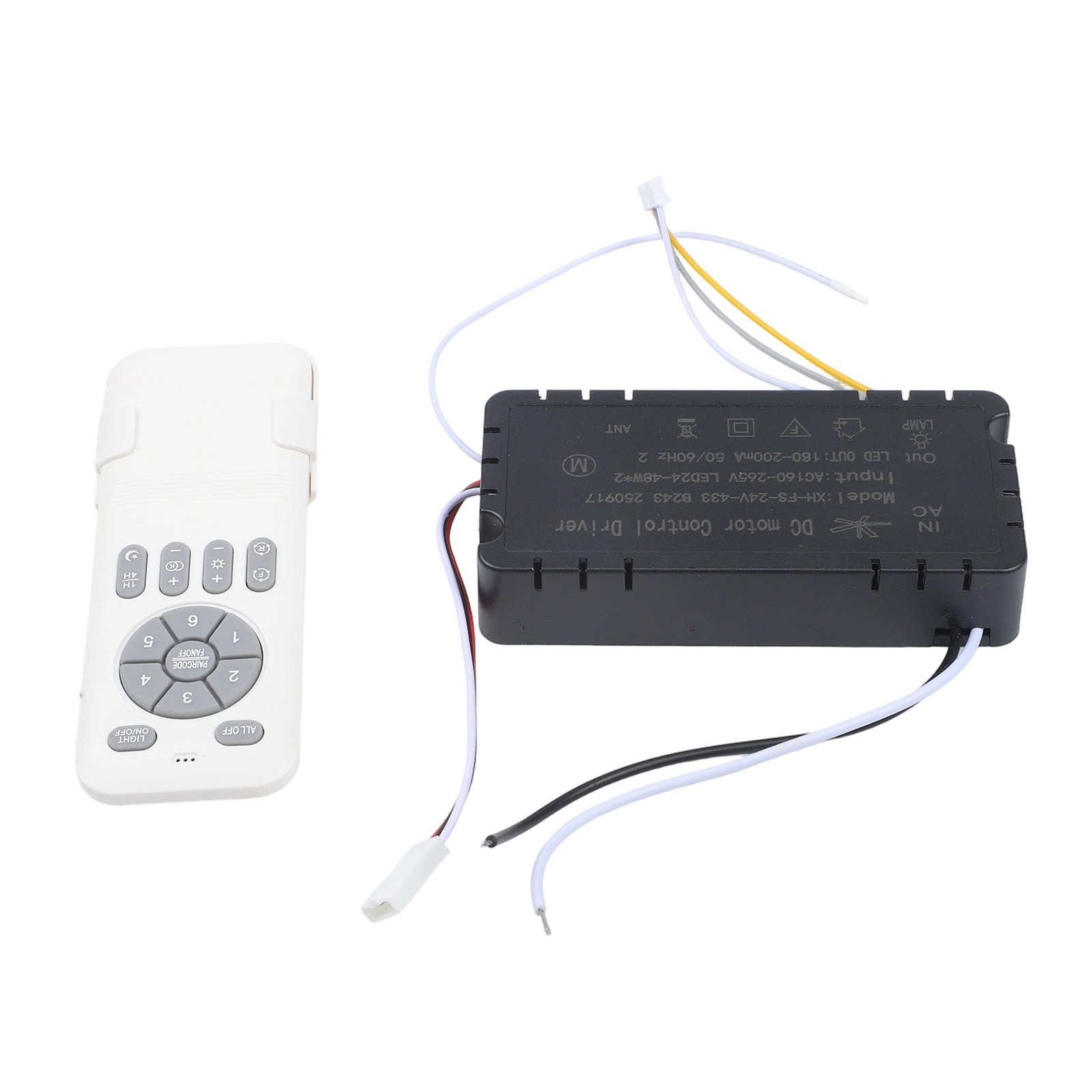 Bedroom Fan Light Conversion Kit with Remote Control No Dimming Receiver
