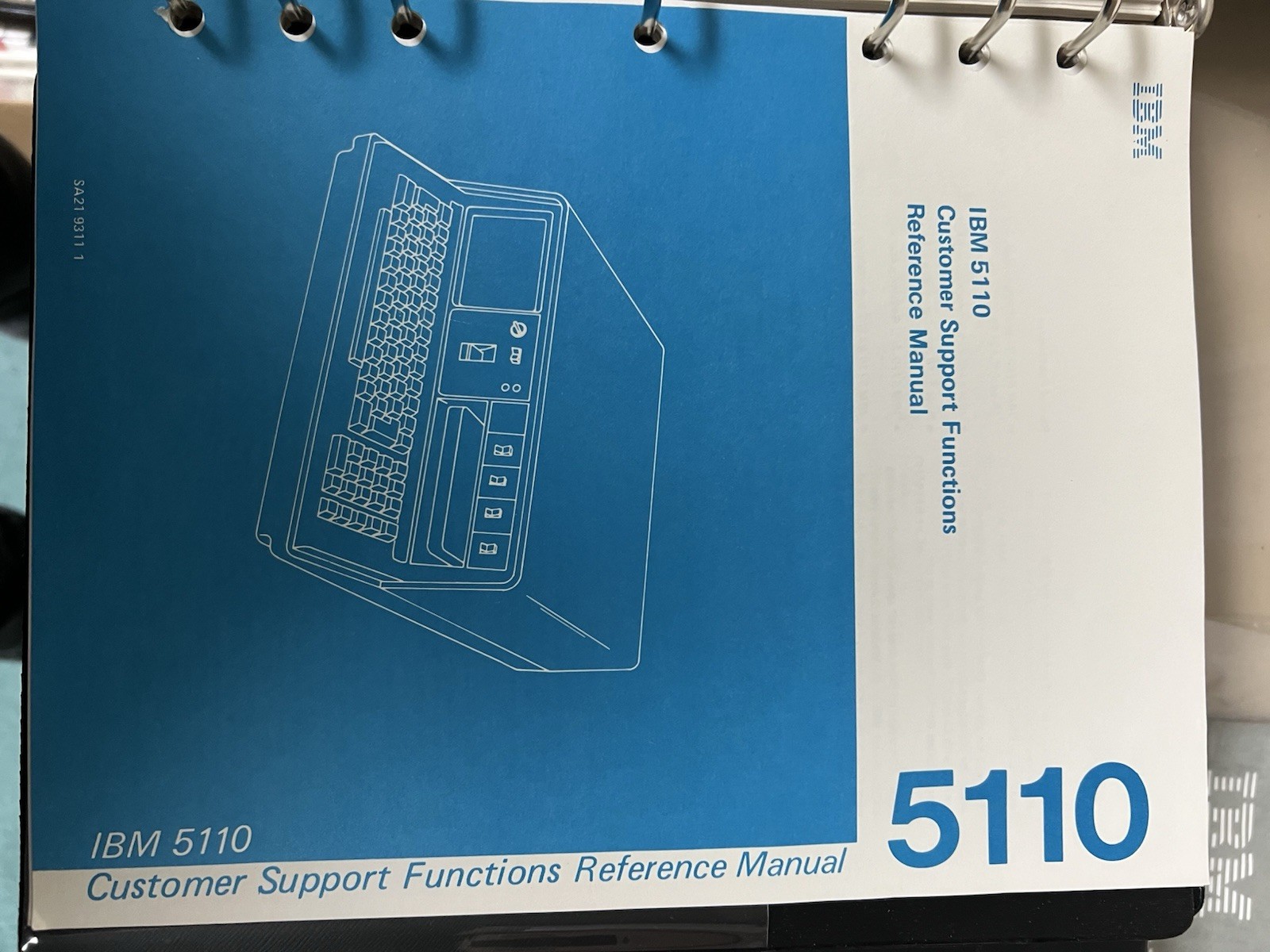IBM 5120 1st Edition Site Prep + 5110 Support Manuals