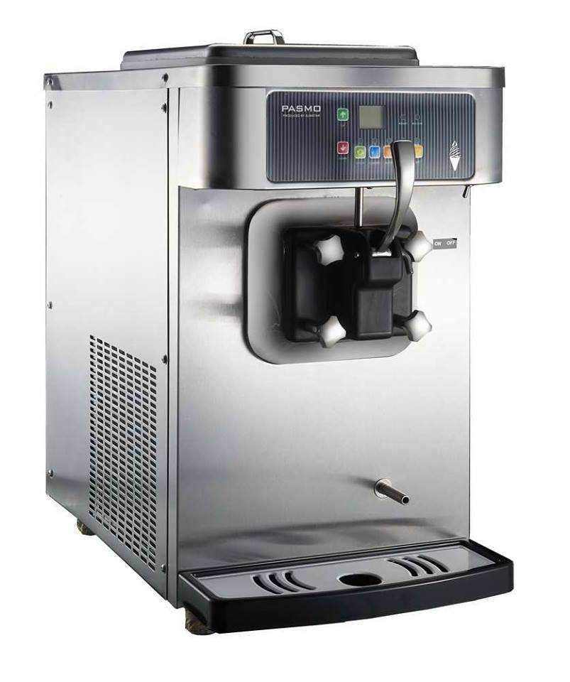 Soft Serve Frozen Yogurt / Ice Cream Machine PASMO S110F Single Head Agitator