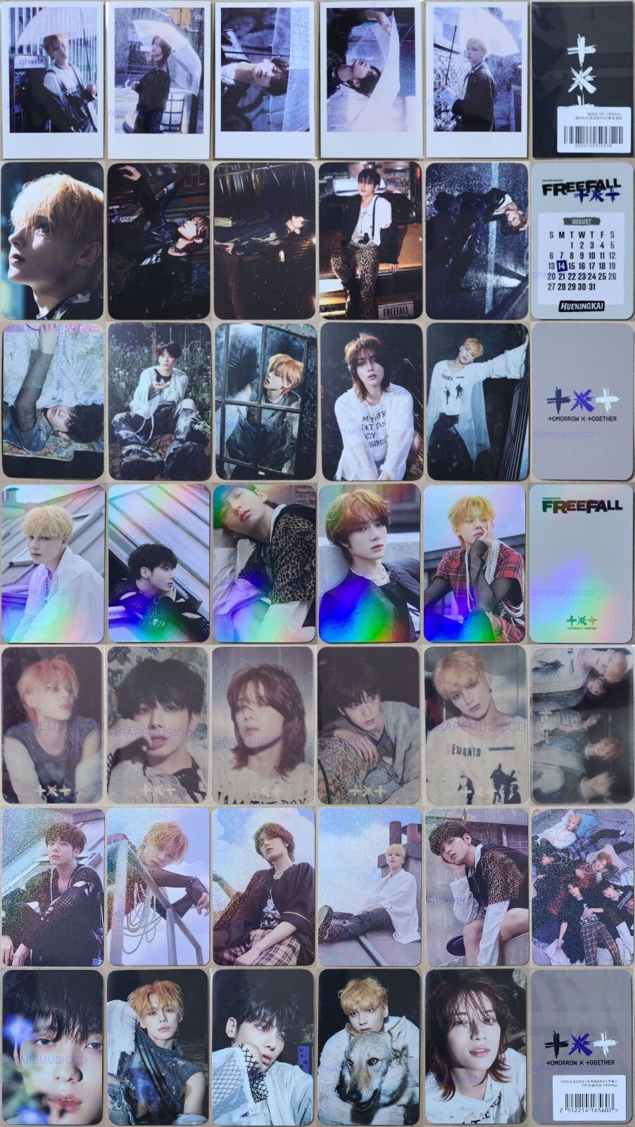 TXT FREEFALL OFFICIAL ALADIN YES24 MUSICPLANT BDM KTOWN4U POB PHOTOCARD ONLY