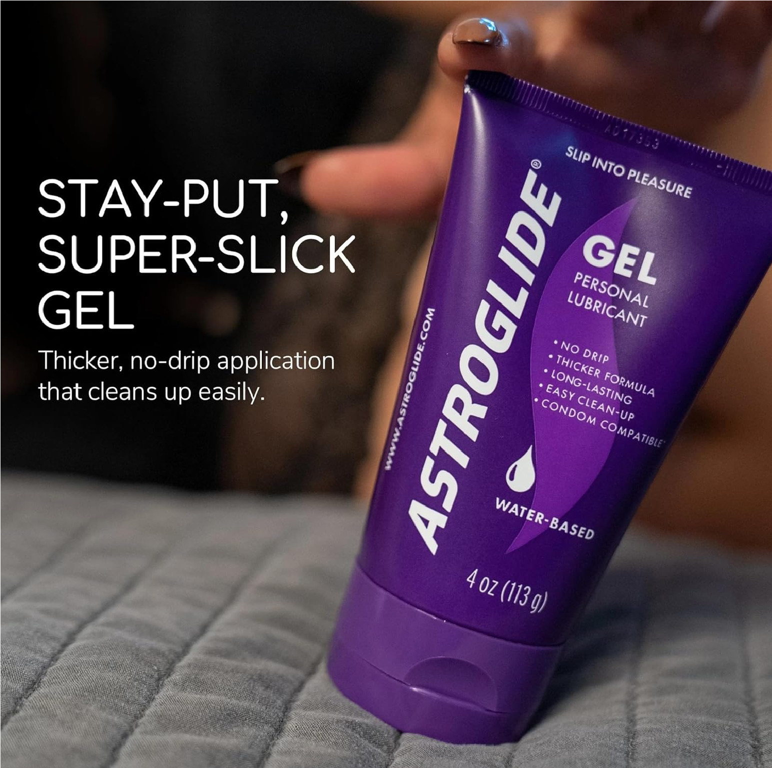 3 Pack - Astroglide Personal Lubricant Gel, 4oz Each