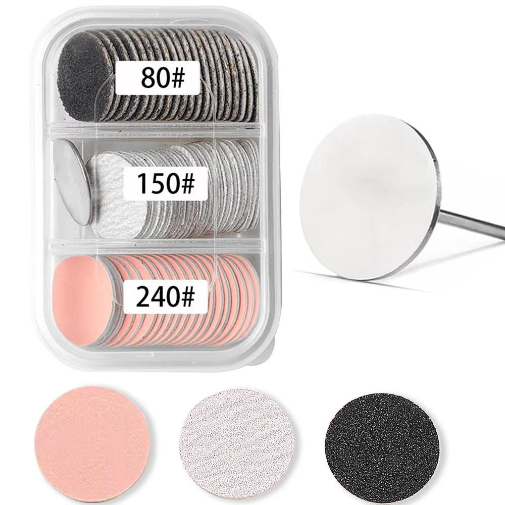 Three Color Sanding Set with 60 Pieces for Repairing Stripes, Nail Art Polishing