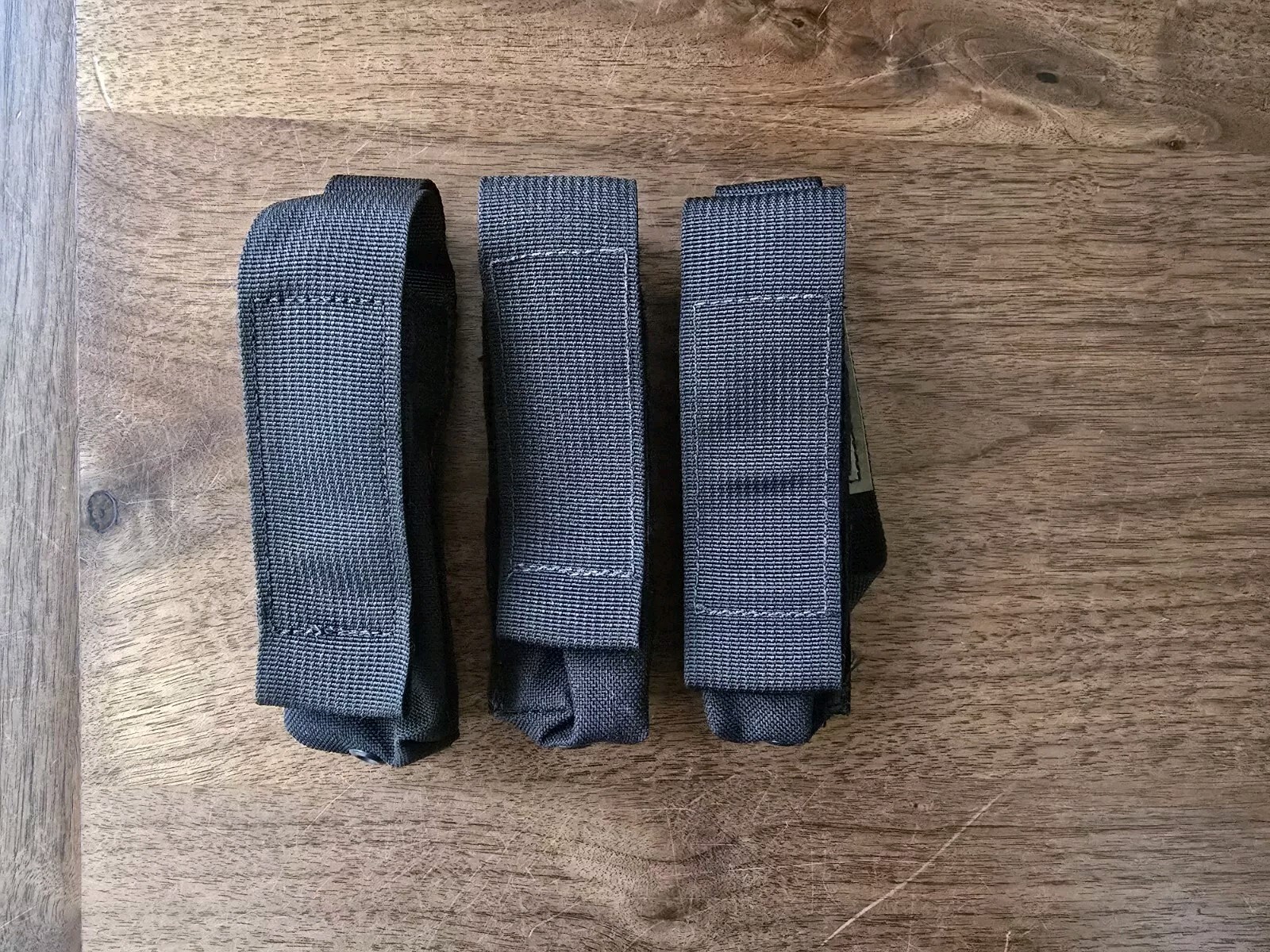 3 USGI MOLLE II 9MM MAGAZINE AMMO POUCH SINGLE BLACK MAG 8465-01-677-2140