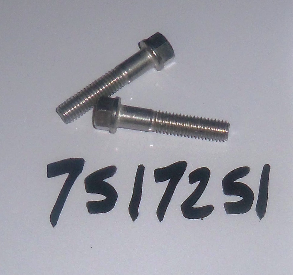 POLARIS OEM NOS PURE SNOWMOBILE ATV PWC BOLT PACK OF 2	7517251