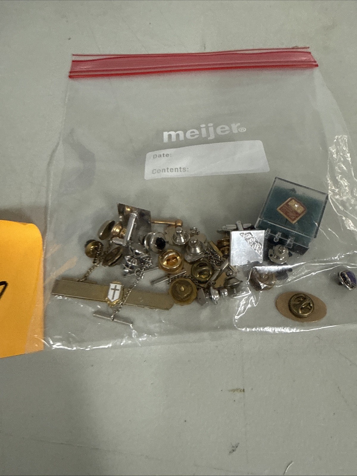 Vintage Tie Clip Pin Cufflink Lot