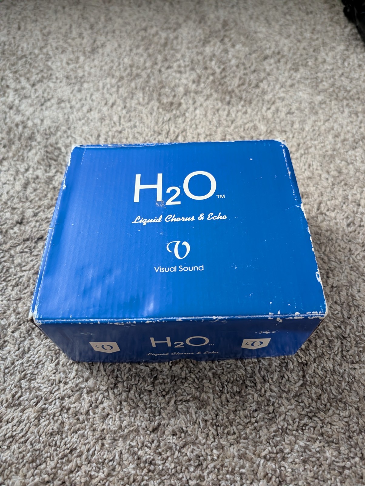 Visual Sound H2O Liquid Chorus & Echo Guitar Effect UPGRADED Tested, Working