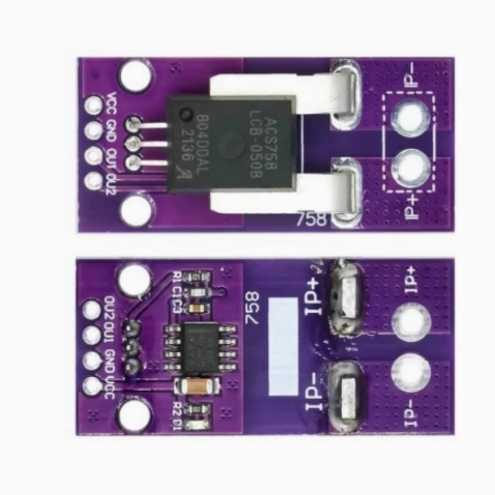 Hall Current Sensor 50A/100A Sensor Filter And Magnification For Arduino