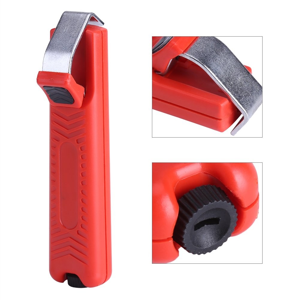 Cable Stripping Tool, Adjustable Cutting Depth Hard Cable Jacket Strippers, R...