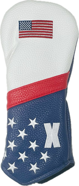 JEF World of Golf USA Stars and Stripes Hybrid #X Head Cover