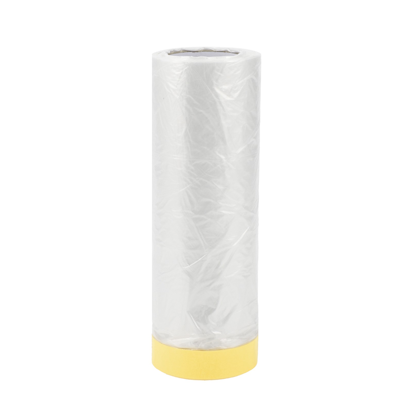 Pre-Taped Masking Film 1000x110cm / 32.81ftx43.31" 1 Pc Light Yellow White