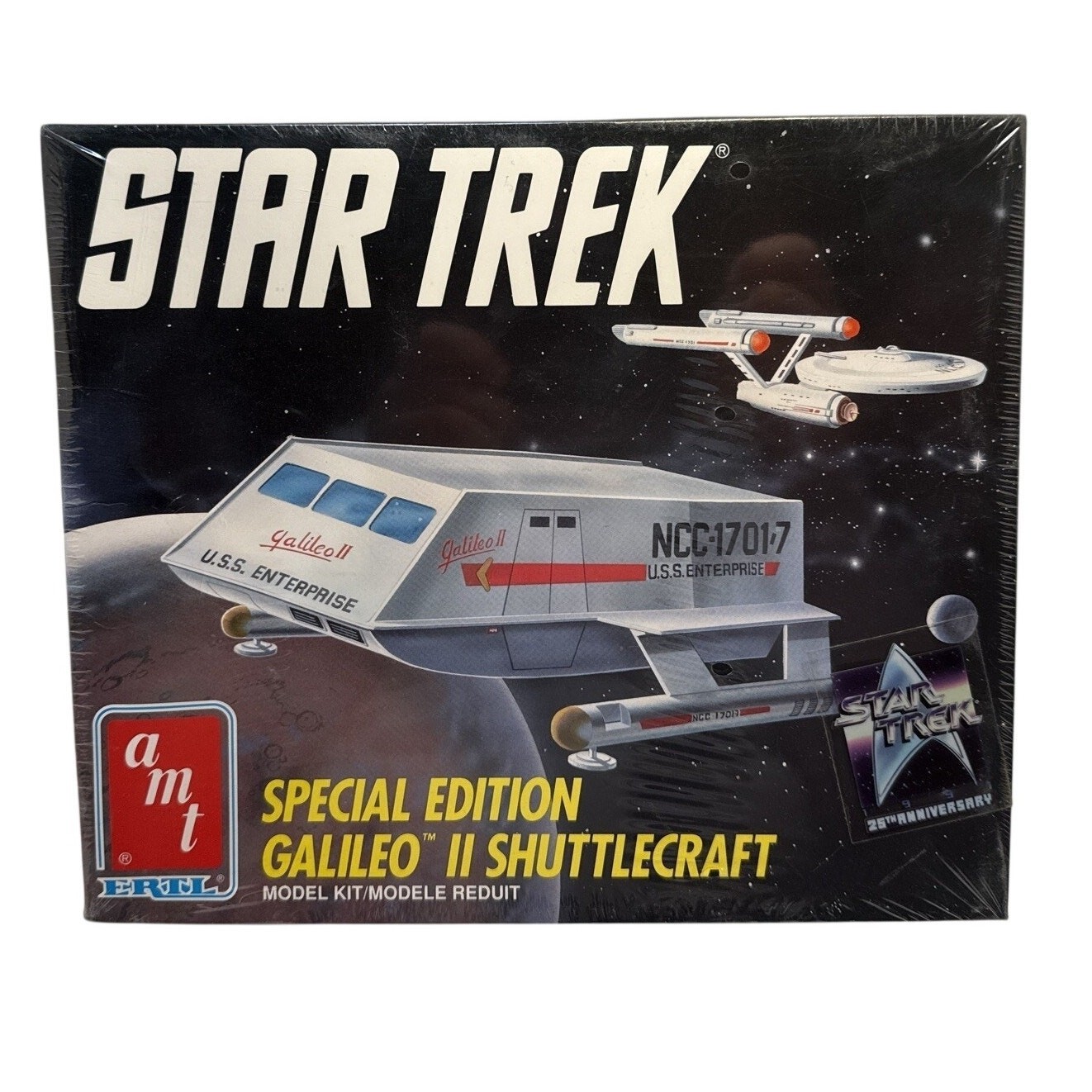 AMT 6006 Star Trek 25th Anniversary Galileo II Shuttlecraft Model Kit Sealed NIB