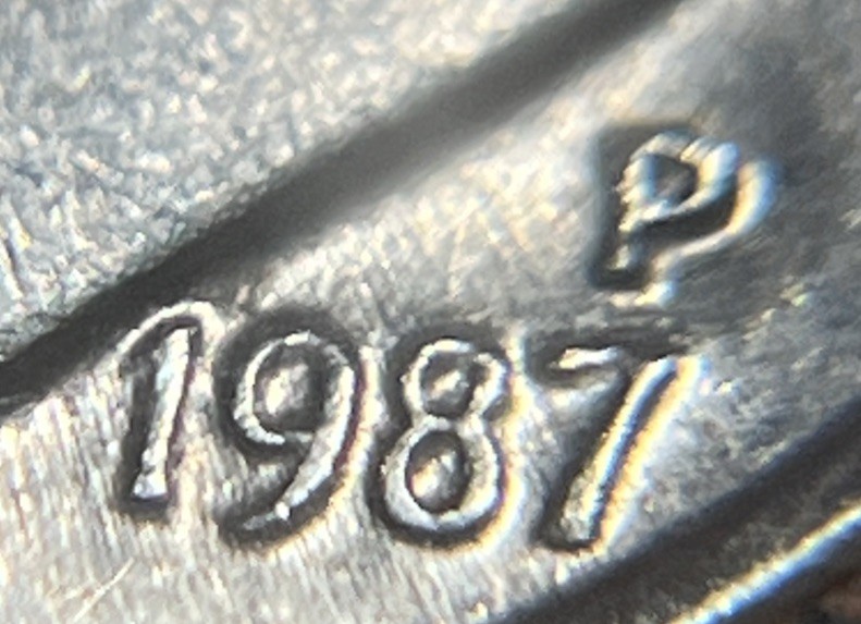 1987 P/P Dime Errors Both Sides Strike Through Grease DDO P Over P Errors