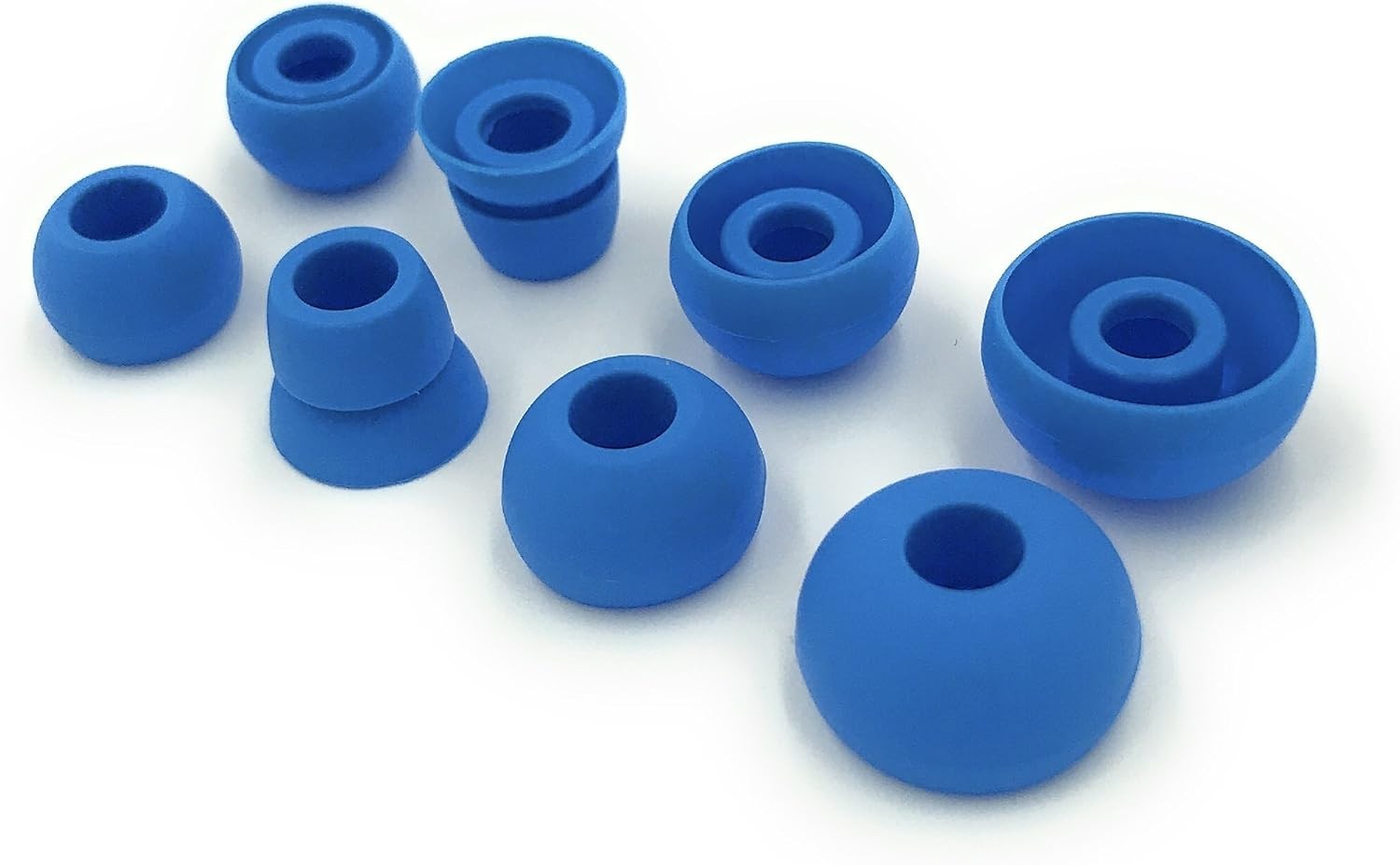 Comfortable Blue Replacement Ear Tips for Beats Powerbeats – 4 Sizes Included
