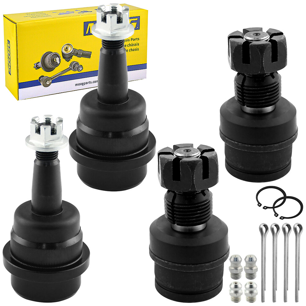 4pcs MOOG For Jeep Cherokee Grand Comanche TJ Front Upper Lower Ball Joints