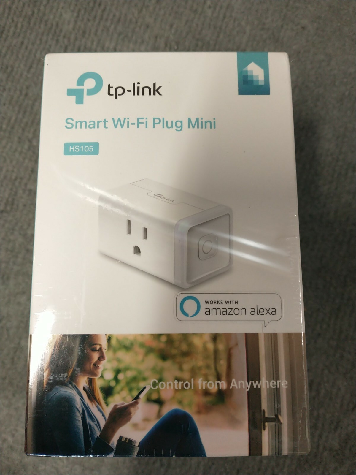 TP-Link Kasa App Smart WiFi Plug Mini HS105 Alexa NWT
