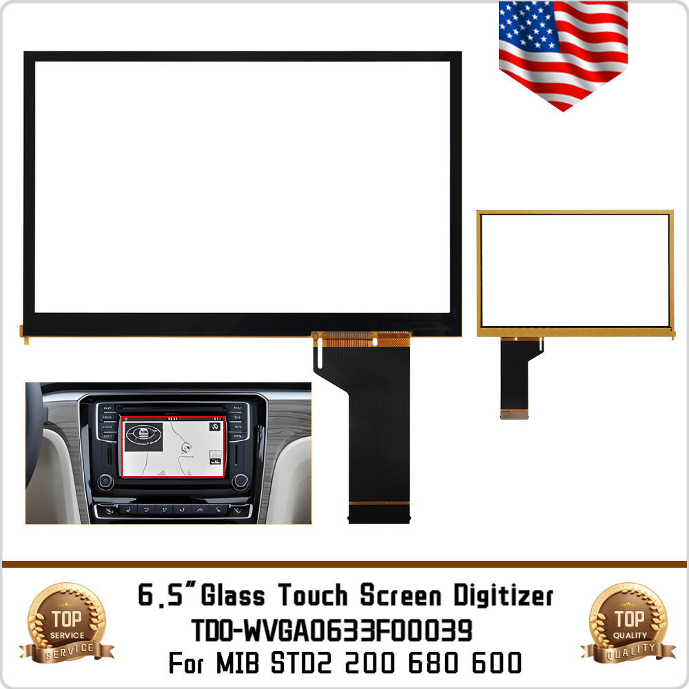 TDO-WVGA0633F00045 6.5'' Touch Screen Digitizer For VW Skoda MIB STD2 680 200