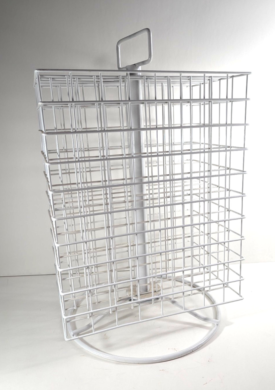Spinning Craft Paint Storage Holder Rack White