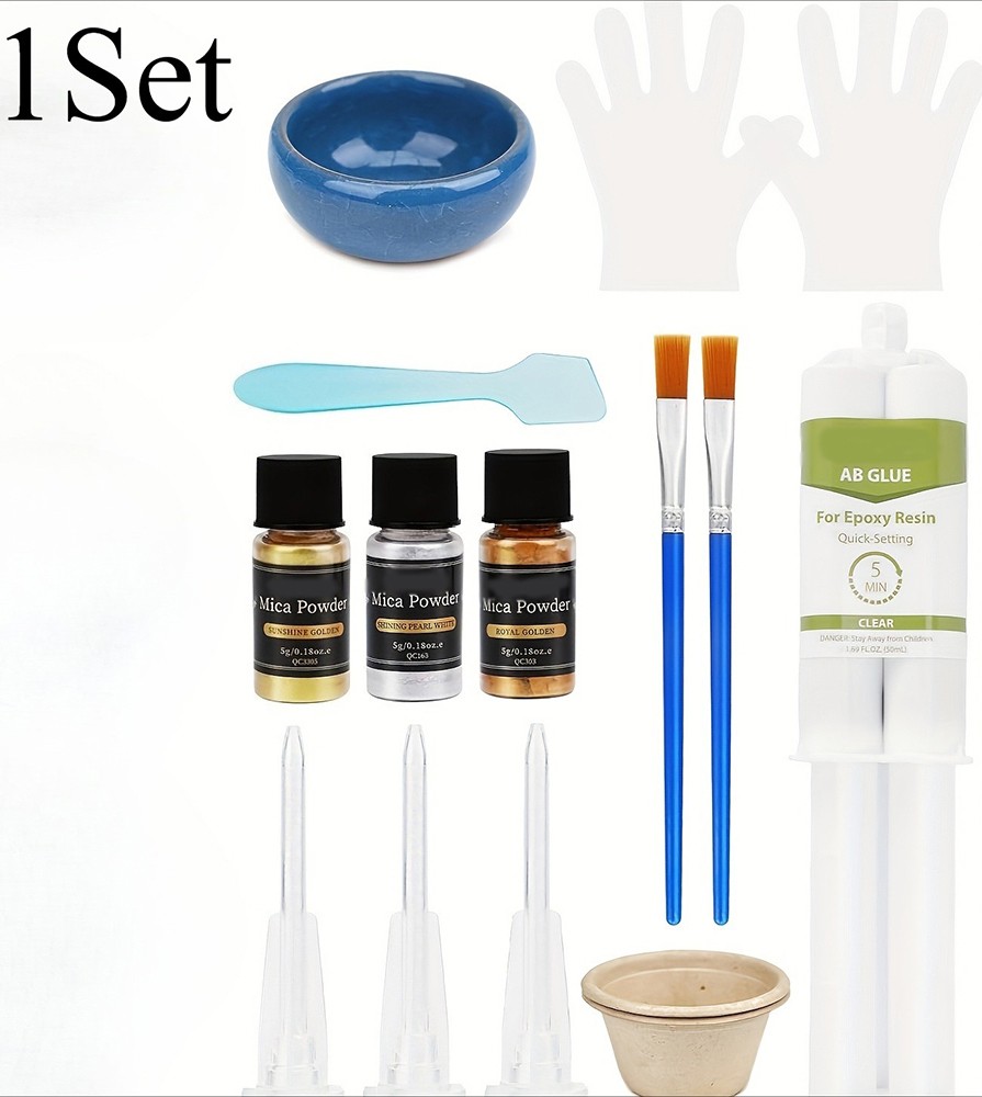 Comprehensive Practical Versatile Non-Toxic Reliable Kintsugi Ceramic Repair Kit