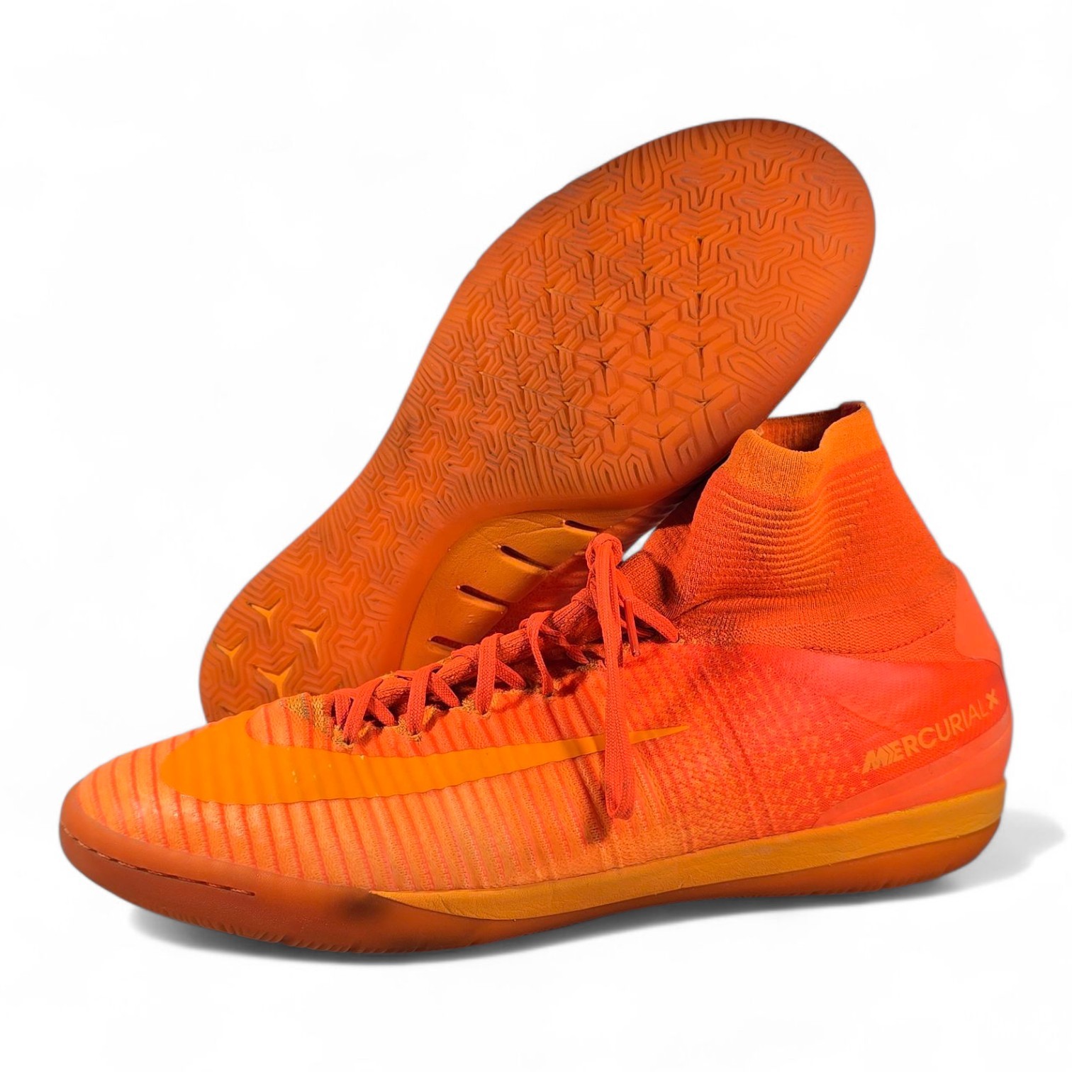 Nike MercurialX Proximo Sz II.5 IC 831976-888 Elite Orange  Cleats mens Football