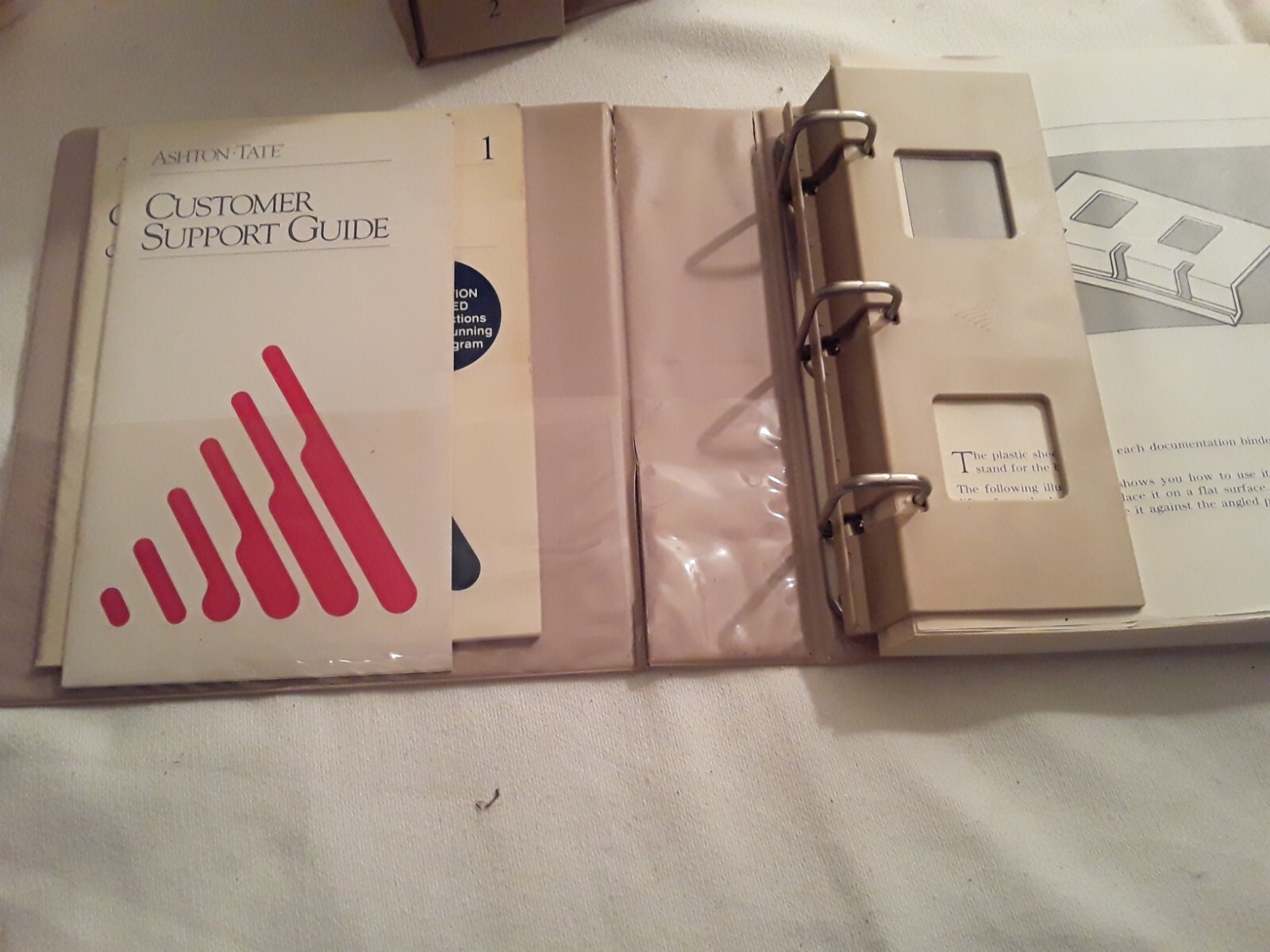 Vtg 1986 Ashton-Tate Learning & Using dBase III Plus IBM DOS Software Manuals