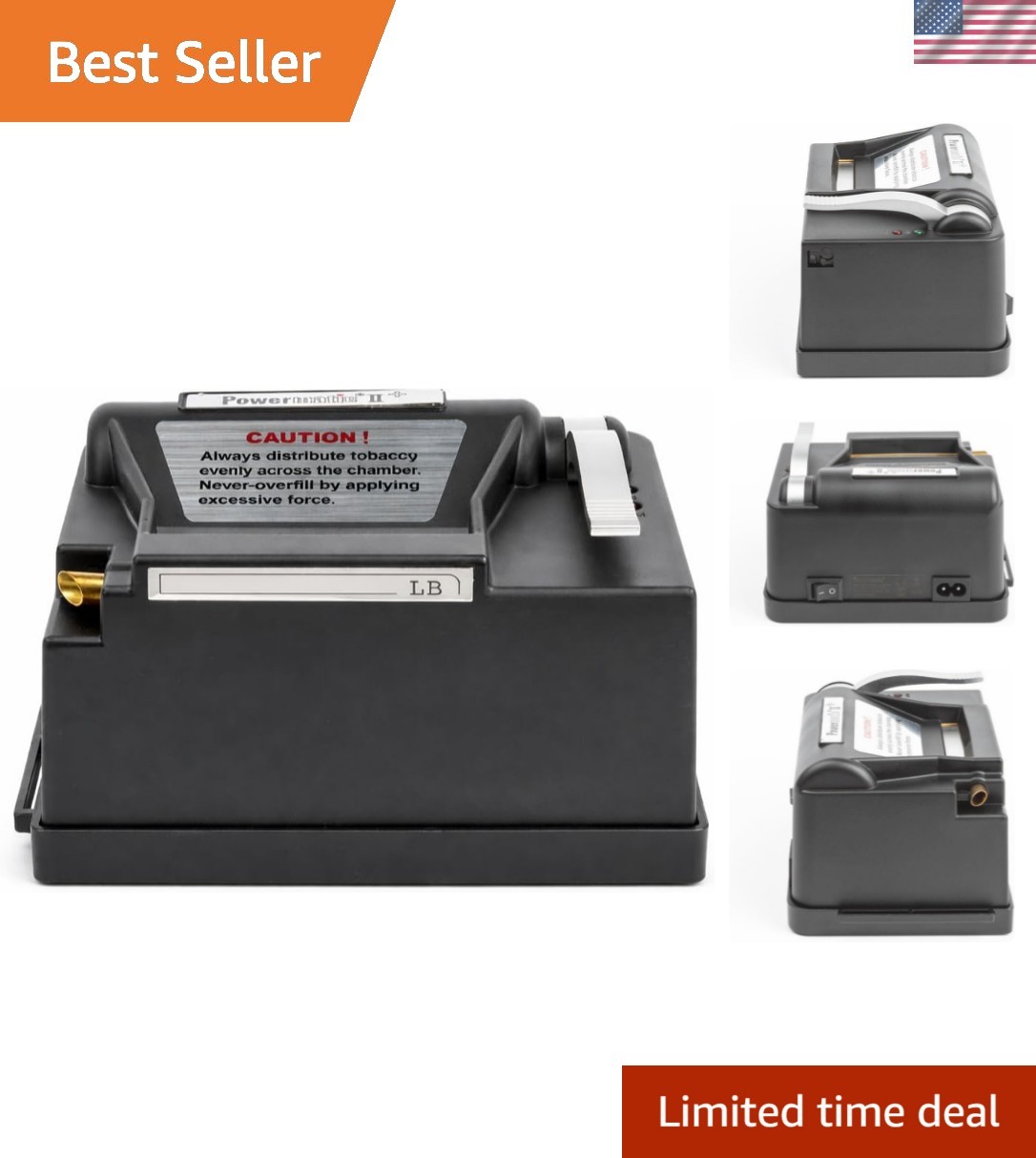 Electric Cigarette Injector Machine - Enhanced Motor Speed & Fewer Jams