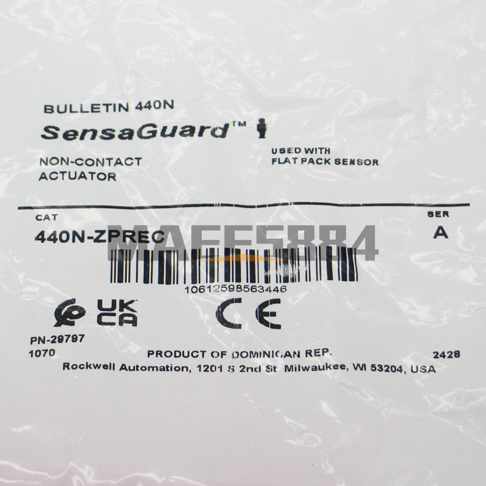 NEW Allen Bradley 440N-ZPREC Guardmaster SensaGuard Actuator