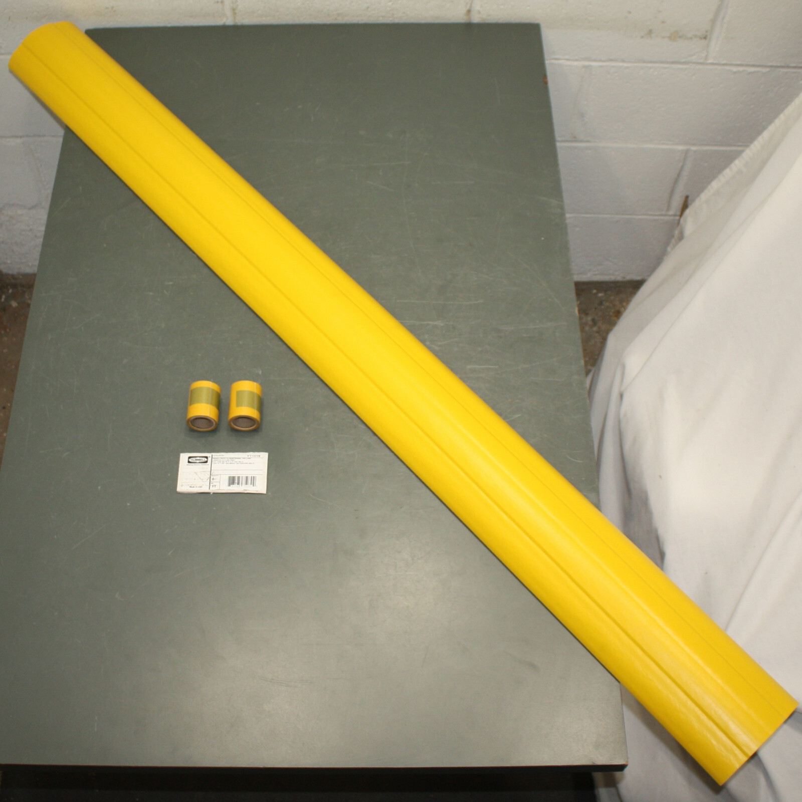 (2) Hubbell Wiring Device-Kellems 60" Cable Protectors FT10Y5, 1 Channel, Yellow