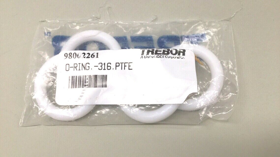 Trebor 98002261 316 PTFE O-Rings 32.35mm OD 22mm ID  Package of 4 O-Rings