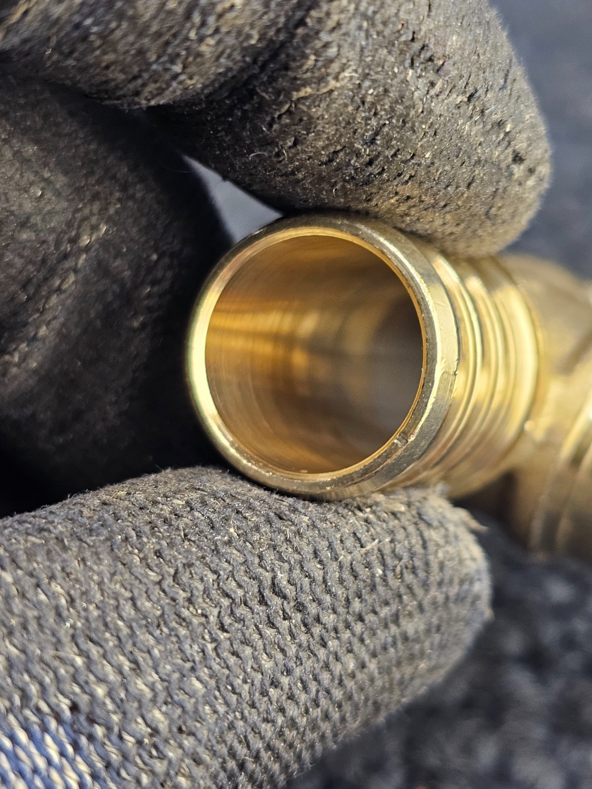 (QTY 25) SHARKBITE UC370LF: 3/4" PEX Brass Barb Tee Fitting Potable Gas System