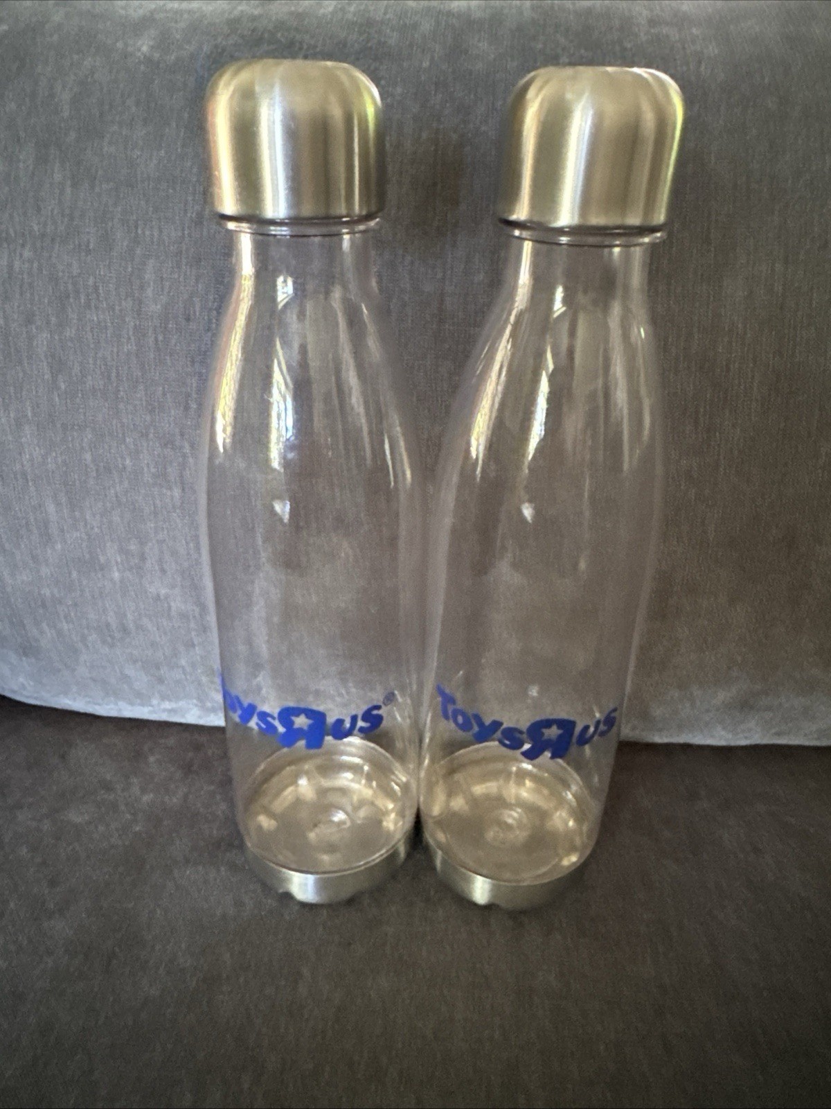 Toys R Us Set Of 2 Water Bottles. BPA Free New