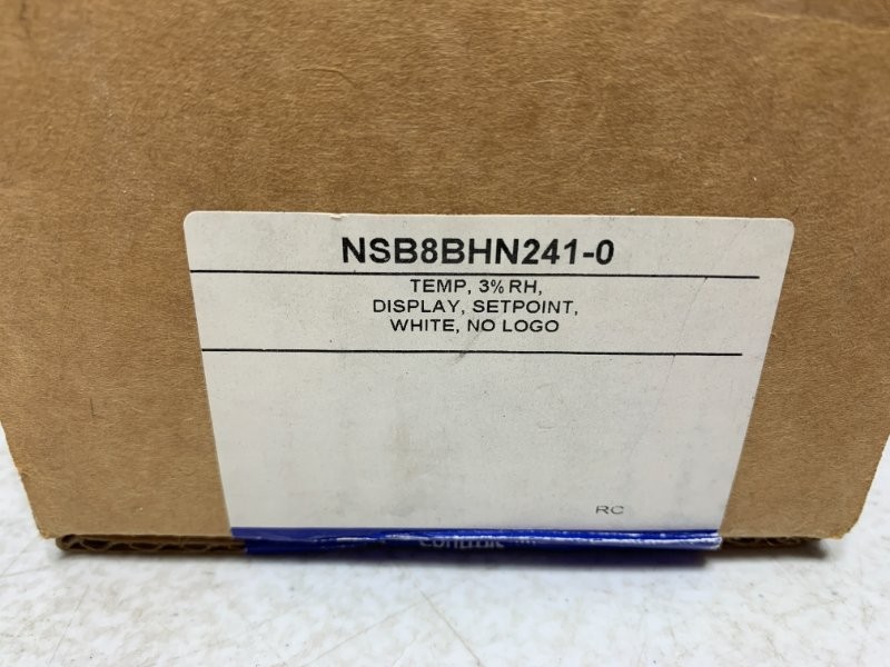 Johnson Controls NSB8BHN241-0 Sensor 3% RH Temp Display White