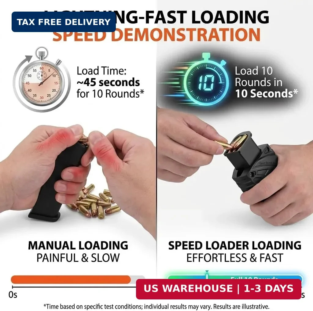 Magazine Speed Loader for 9mm to .45ACP