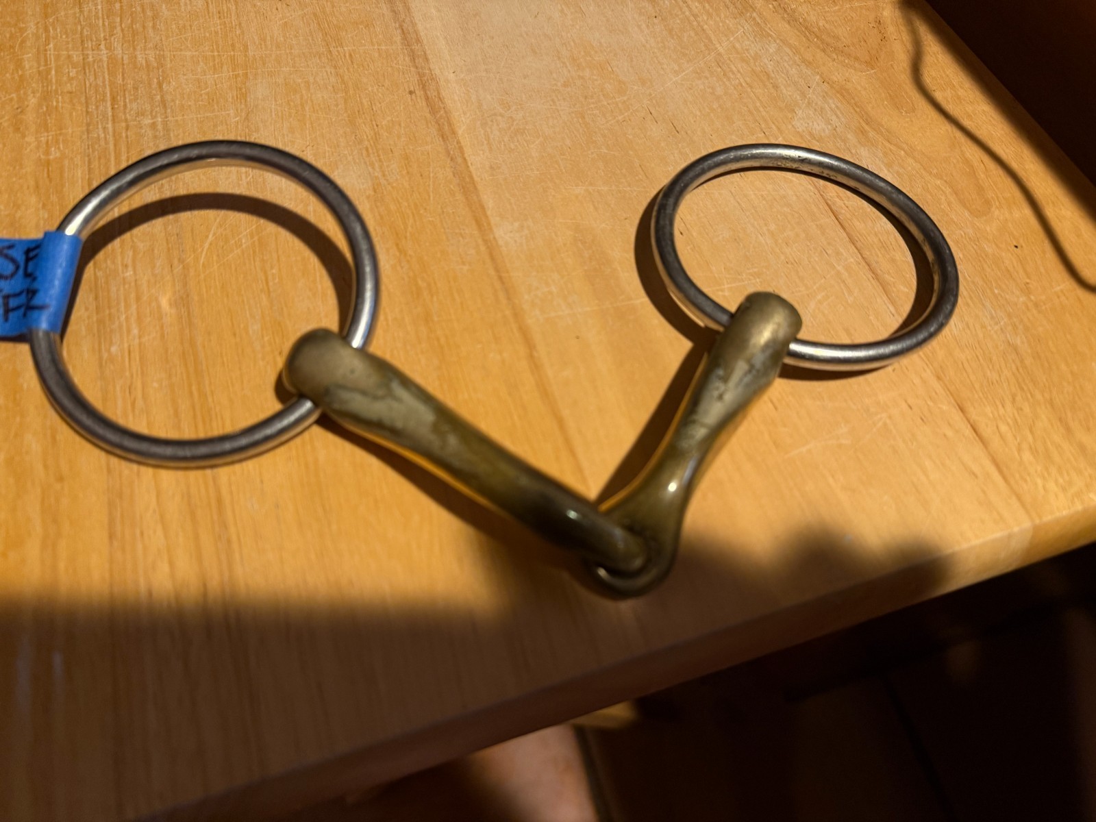 BALKENOL/SCHULTEIS Aurigan Classic Single Joint Loose Ring Snaffle Bit 5.5"