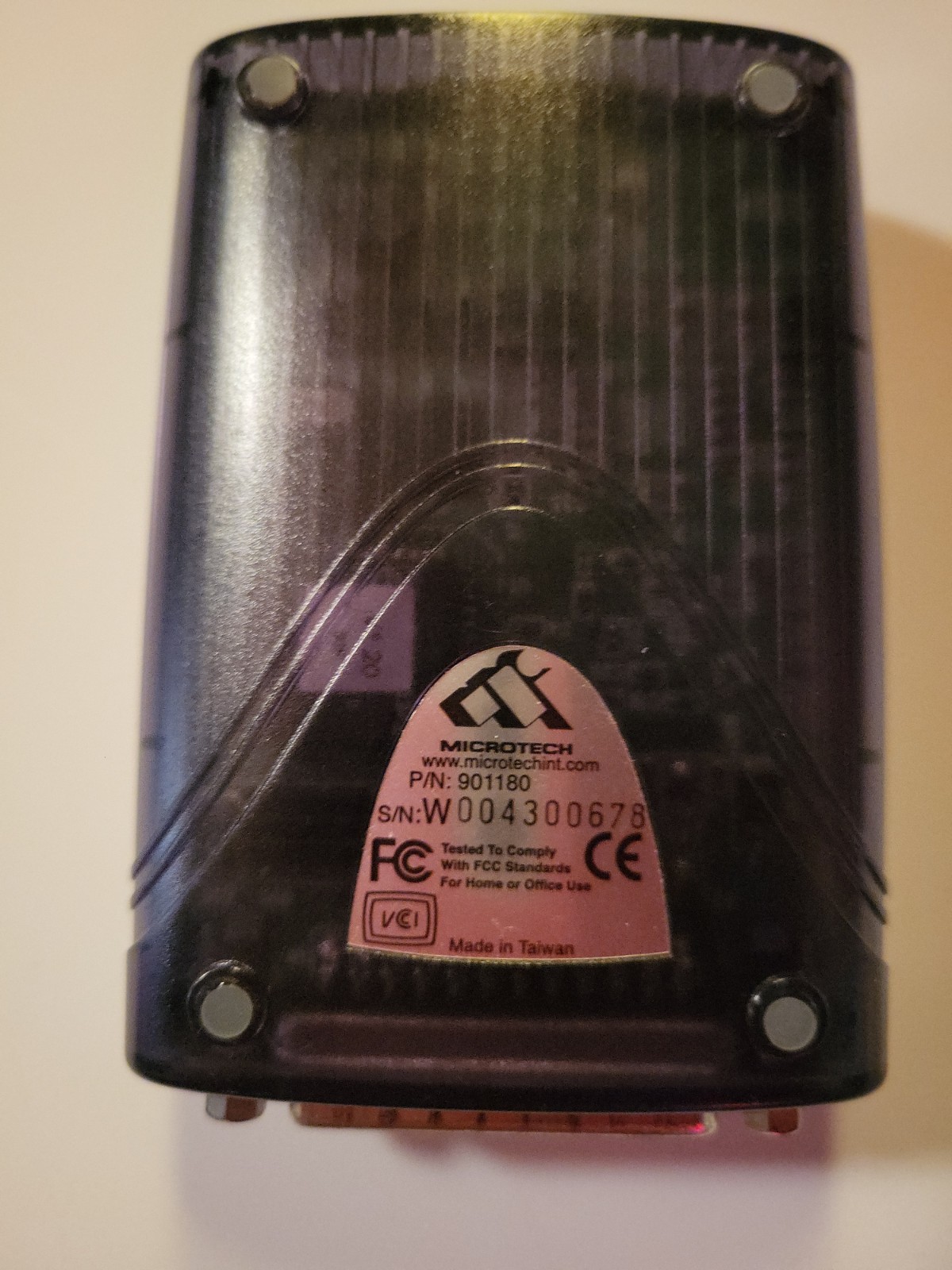 Microtech firescsi firewire to SCSI adapter 901180. Rare Mac Device